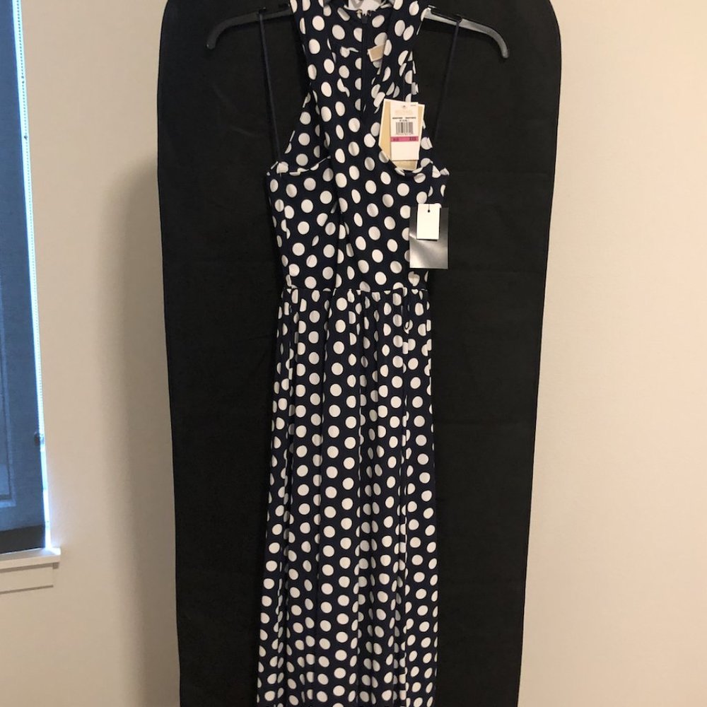 MICHAEL Michael Kors Polka Dot Dress Sz XXS/00 NWT - Picture 3 of 5